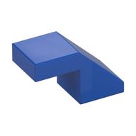Slope 45° 2 x 1 with 2/3 Inverted Cutout and no stud — Blue