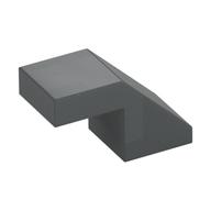 Slope 45° 2 x 1 with 2/3 Inverted Cutout and no stud — Dark Bluish Gray