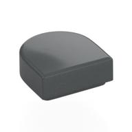 Tile Round 1 x 1 Half Circle — Dark Bluish Gray
