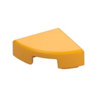 Tile Round 1 x 1 Quarter — Bright Light Orange
