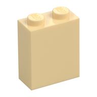 Brick 1 x 2 x 2 with Inside Stud Holder — Tan