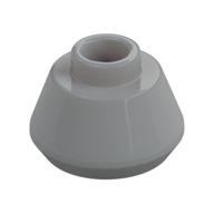 Cone 1 1/2 x 1 1/2 x 2/3 — Light Bluish Gray