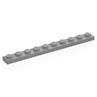 Plate 1 x 10 — Light Bluish Gray