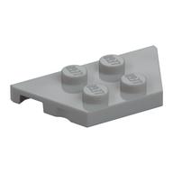 Wedge Plate 2 x 4 — Light Bluish Gray