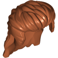 Hair Long Mullet Style — Dark Orange