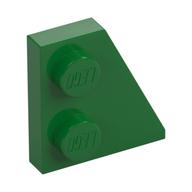 Wedge Plate 2 x 2 Right — Green