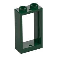 Window 1 x 2 x 3 Flat Front — Dark Green