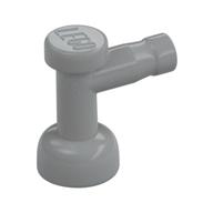 Tap 1 x 1 without Hole in Spout — Light Bluish Gray