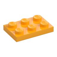 Plate 2 x 3 — Bright Light Orange