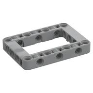 Technic Beam Frame 5 x 7 with 3 x 5 Opening Thick — Light Bluish Gray