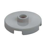 Plate Special Round 2 x 2 with Center Stud (Jumper Plate) — Light Bluish Gray