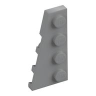 Wedge Plate 4 x 2 Left — Light Bluish Gray