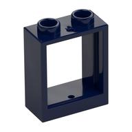 Window 1 x 2 x 2 Flat Front — Dark Blue