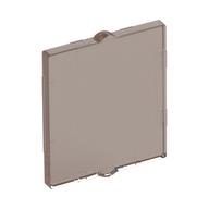 Glass for Window 1 x 2 x 2 Flat — Trans-Brown