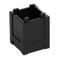 Container Box 2 x 2 x 2 - Top Opening — Black