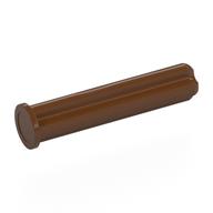 Technic Axle 3 with Stop — Reddish Brown