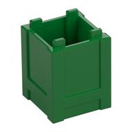 Container Box 2 x 2 x 2 - Top Opening — Green