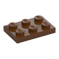 Plate 2 x 3 — Reddish Brown