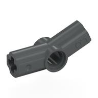 Technic Axle and Pin Connector Angled #3 - 157.5° — Dark Bluish Gray
