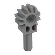 Technic Arm with Gear 8 Tooth and 1.5L Axle — Light Bluish Gray