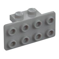 Bracket 1 x 2 - 2 x 4 — Light Bluish Gray