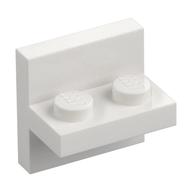 Bracket 2 x 2 with 1 x 2 Vertical Studs — White