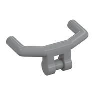 Handlebars with Angular Handles — Light Bluish Gray
