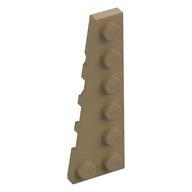 Wedge Plate 6 x 2 Left — Dark Tan
