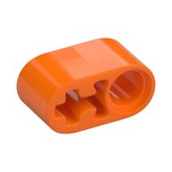 Technic Beam 1 x 2 Thick with Pin Hole and Axle Hole — Orange