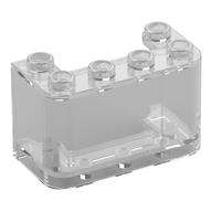 Windscreen 2 x 4 x 2 Vertical — Trans-Clear