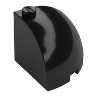 Brick Round Corner 3 x 3 x 2 Dome Top — Black