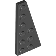 Wedge Plate 6 x 3 Right — Black