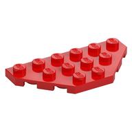 Wedge Plate 3 x 6 Cut Corners — Red