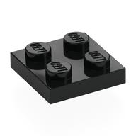 Plate 2 x 2 — Black