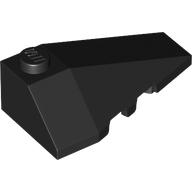 Wedge Sloped 4 x 2 Triple Right — Black