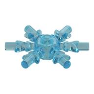 Snowflake / Star 4 x 4 — Trans-Light Blue