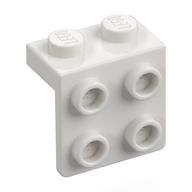 Bracket 1 x 2 - 2 x 2 — White