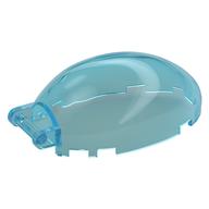 Windscreen 6 x 4 x 2 1/3 Bubble Canopy with Handle — Trans-Light Blue