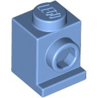 Brick Special 1 x 1 with Headlight — Medium Blue