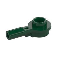 Plate Round 1 x 1 with Hollow Stud and Horizontal Bar 1L — Dark Green