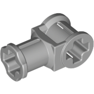 Technic Axle Connector with Axle Hole — Light Bluish Gray