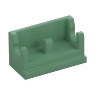 Hinge Brick 1 x 2 Base — Sand Green
