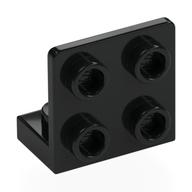 Bracket 1 x 2 - 2 x 2 Inverted — Black