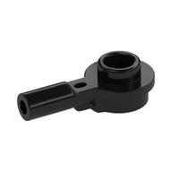 Plate Round 1 x 1 with Hollow Stud and Horizontal Bar 1L — Black