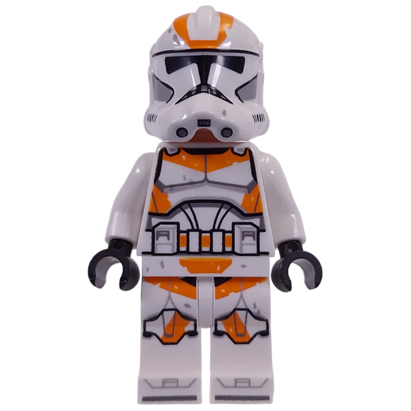 Clone Trooper, 212th Attack Battalion (Phase 2) - White Arms, Dirt Stains, Nougat Head, Helmet with Holes