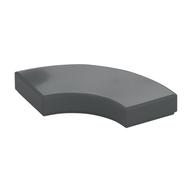 Tile 2 x 2 Curved, Macaroni — Dark Bluish Gray