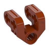 Technic Axle and Pin Connector Perpendicular Split — Dark Orange