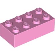 Brick 2 x 4 — Bright Pink