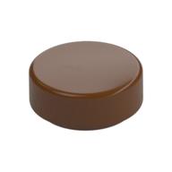 Tile Round 1 x 1 — Reddish Brown