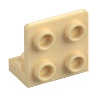 Bracket 1 x 2 - 2 x 2 Inverted — Tan